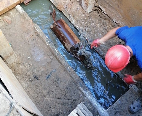 За неделю «Водоканал» устранил 176 засоров на канализационных сетях